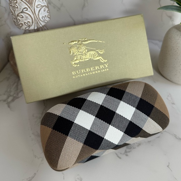 Burberry Nova Check Case Eyeglasses/Sunglasses Hard Clamshell Plaid Box - Picture 13 of 14